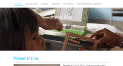 Desktop Screenshot of pierrepica.com